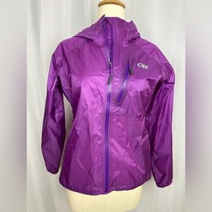 New Magenta Outdoor Research Windbreaker/Rain Jacket Sz XS